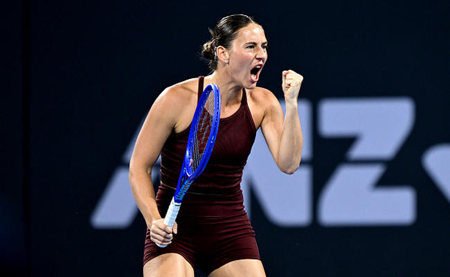 Брісбен. Костюк перемогла третю ракетку світу Анісімову на шляху до чвертьфіналу