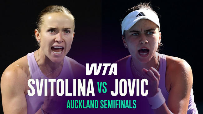 Обзор полуфинала Элина Свитолина - Ива Йович в Окленде (ВИДЕО)