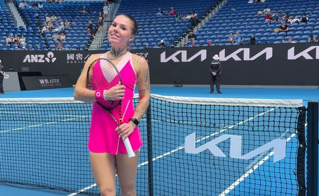 Александра Олейникова - об Australian Open: "Захожу на корт, а там Федерер раздаёт автографы"