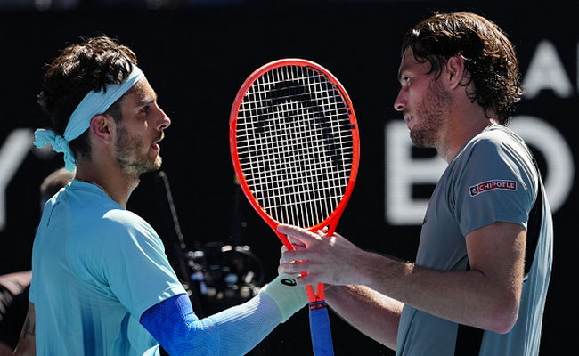 Australian Open. Музетти в трех сетах обыграл Фритца и дебютирует в четвертьфинале турнира