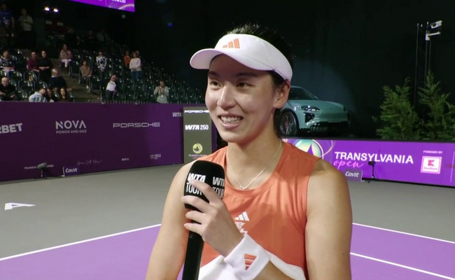 Ван Синьюй - о предстоящем четвертьфинале против Олейниковой в Клуж-Напоке: "Она сильная соперница, и у нее очень вариативная игра"