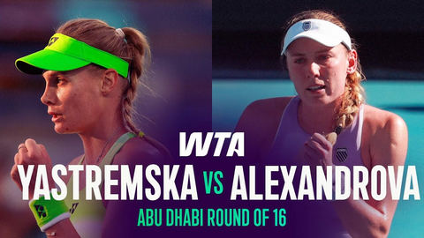 Обзор матча Даяна Ястремская - Екатерина Александрова в Абу-Даби (ВИДЕО)