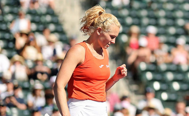 Индиан-Уэллс. Пегула в трех сетах одолела Остапенко, Синякова победила действующую чемпионку Андрееву