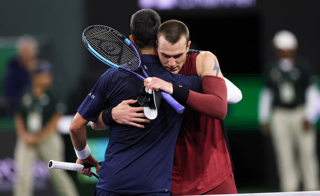 Джек Дрэйпер: "Я просто переполнен эмоциями из-за того, что сумел обыграть Джоковича - человека, которым восхищался и боготворил с детства"