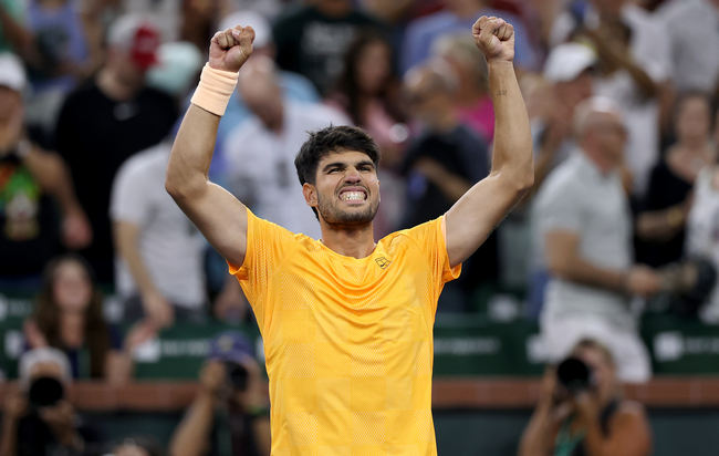 Индиан-Уэллс. Алькарас установил новое достижение, пятый год подряд дойдя до полуфинала