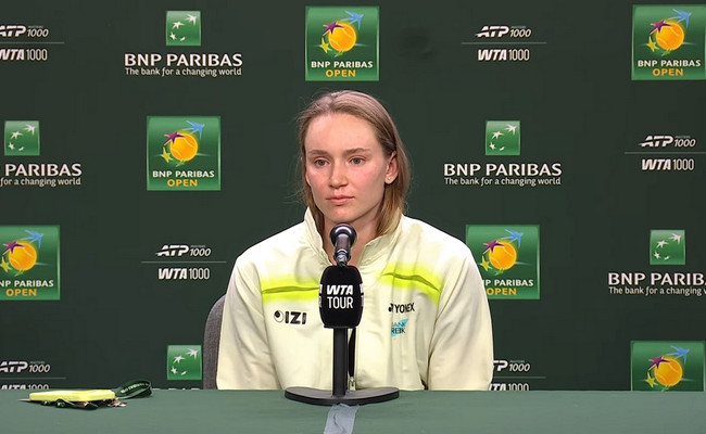 Елена Рыбакина: "Я почувствовала, что Свитолина после возвращения стала играть агрессивнее - это делает её очень опасной соперницей"