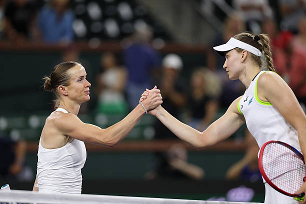 Олена Рибакіна - про перемогу над Світоліною: "У моїй грі подача - це найважливіший елемент, і сьогодні я досить точно потрапляла в потрібні зони"