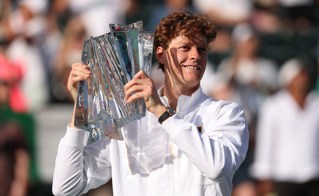 Янник Синнер превысил отметку в 60 миллионов долларов призовых после победы на "Мастерсе" в Индиан-Уэллс