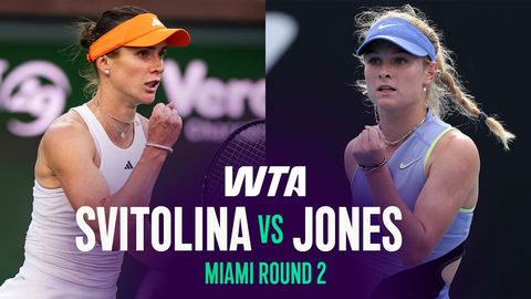 Обзор матча Элина Свитолина - Эмерсон Джонс в Майами (ВИДЕО)