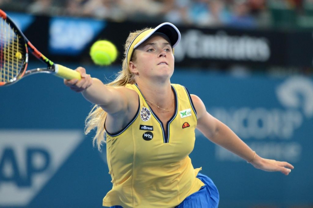 Элина Свитолина на турнире WTA Premier в Брисбене (05.01-11.01)