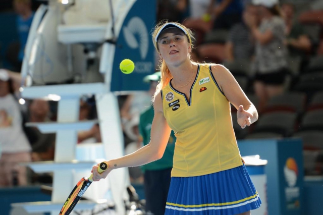 Элина Свитолина на турнире WTA Premier в Брисбене (05.01-11.01)