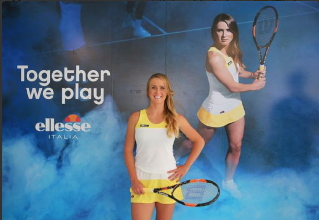 Итальянский бренд Ellesse провел фотосессию с участием Элины Свитолиной