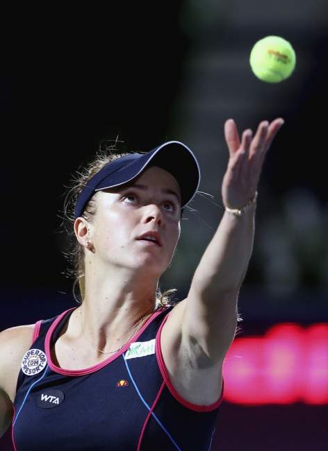 Элина Свитолина на турнире WTA Premier 5 в Дубае (ОАЭ)