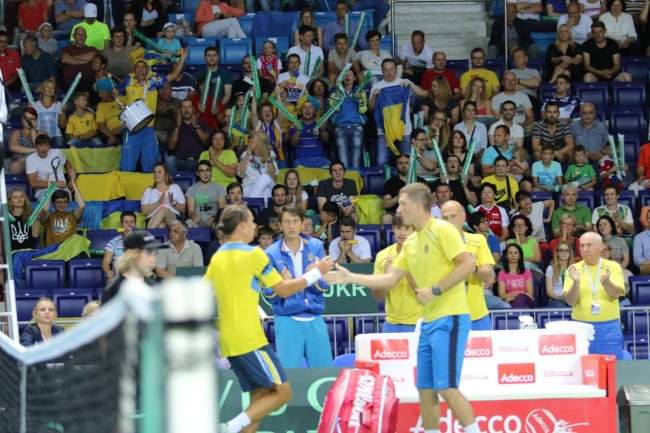 Кубок Дэвиса. Долгополов приносит Украине первое очко (+ФОТО)