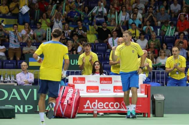 Кубок Дэвиса. Долгополов приносит Украине первое очко (+ФОТО)