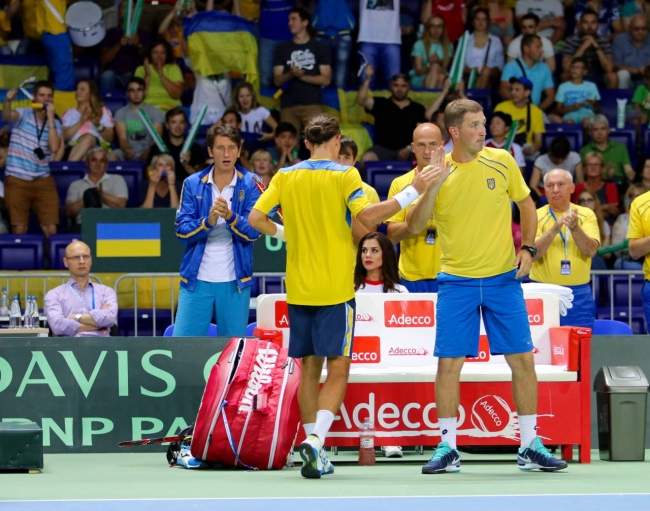 Кубок Дэвиса. Долгополов приносит Украине первое очко (+ФОТО)