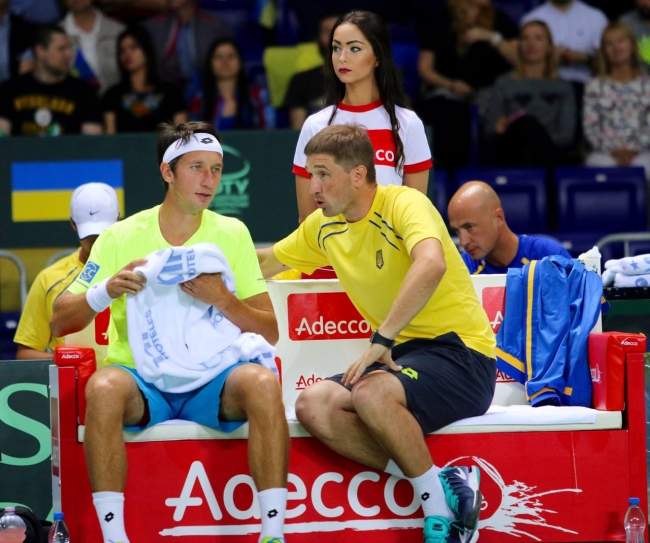 Кубок Дэвиса. Стаховский уступает Яновичу (+ФОТО)