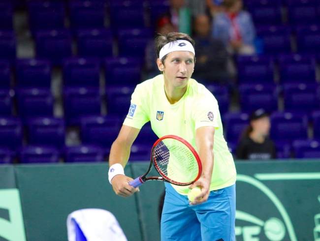 Кубок Дэвиса. Стаховский уступает Яновичу (+ФОТО)