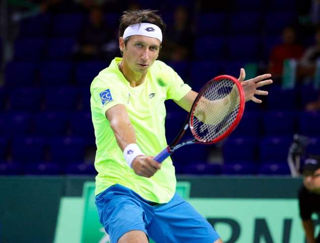 Кубок Дэвиса. Стаховский уступает Яновичу (+ФОТО)