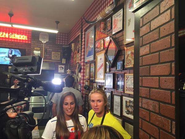 Элина Свитолина приготовила лучшую пиццу в Нью-Йорке (+фото и видео)