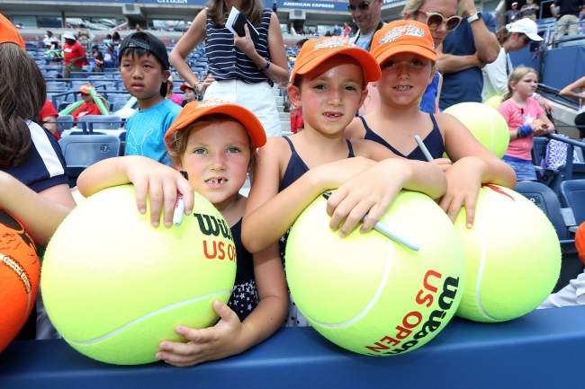 Джокович, Уильямс, Федерер и Надаль стали гостями "Детского дня" (+фото и видео)