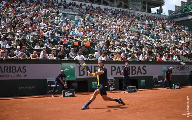 Джокович с усами и "зебры" на корте. "Kid's Day" на Ролан Гаррос (+фото и и видео)