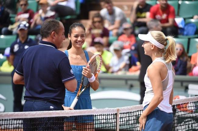 Джокович с усами и "зебры" на корте. "Kid's Day" на Ролан Гаррос (+фото и и видео)