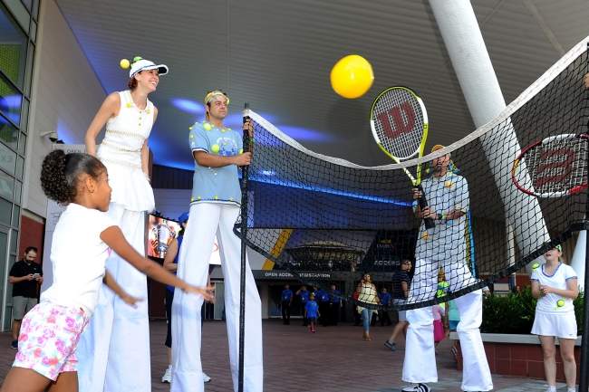 Винус, Пуиг, Дель Потро, Сок и Джонсон стали участниками "Детского Дня" (ФОТО)