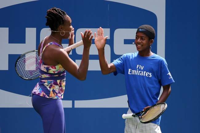 Винус, Пуиг, Дель Потро, Сок и Джонсон стали участниками "Детского Дня" (ФОТО)