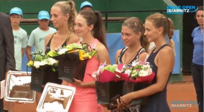 Заневская выигрывает парный 100-тысячник во Франции