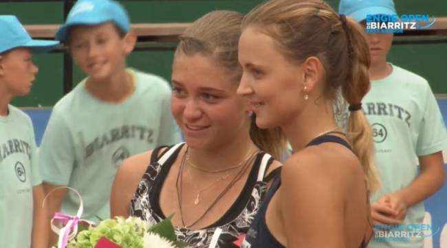 Заневская выигрывает парный 100-тысячник во Франции