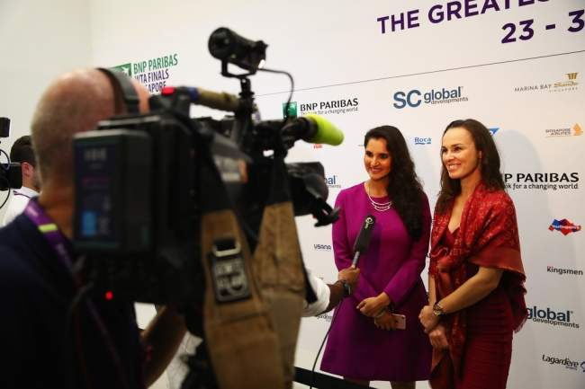 Хингис, Мирза, Младенович, Гарсия и другие участницы Итогового турнира в паре (ФОТО)