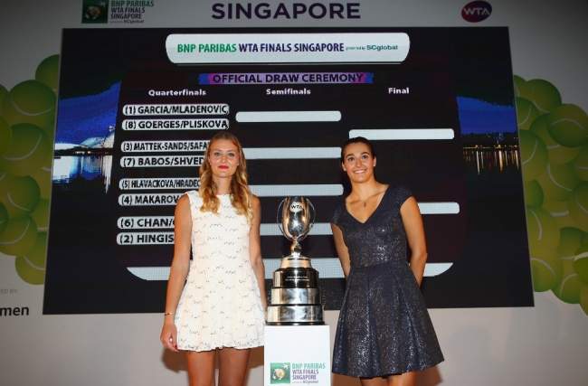 Хингис, Мирза, Младенович, Гарсия и другие участницы Итогового турнира в паре (ФОТО)