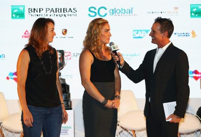 Хингис, Мирза, Младенович, Гарсия и другие участницы Итогового турнира в паре (ФОТО)