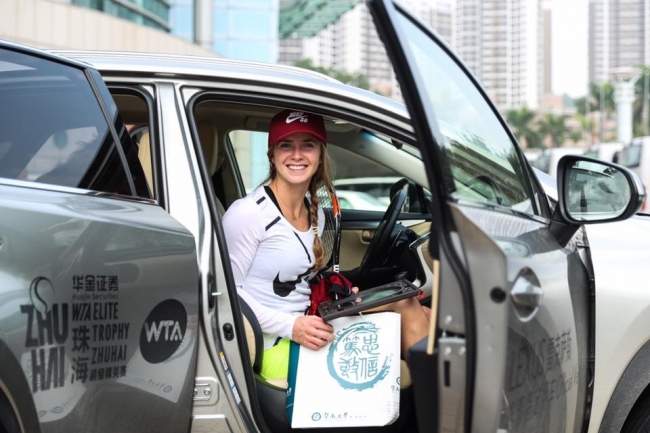 Элина Свитолина готовится к старту "WTA Elite Trophy" (ФОТО+ВИДЕО)