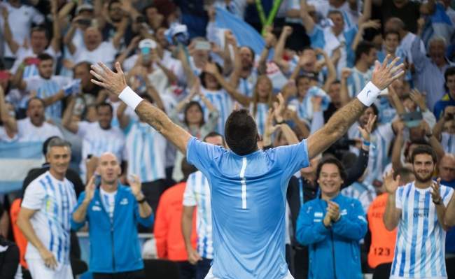 Кубок Дэвиса. Историческая победа для дель Потро и компании (ФОТО)