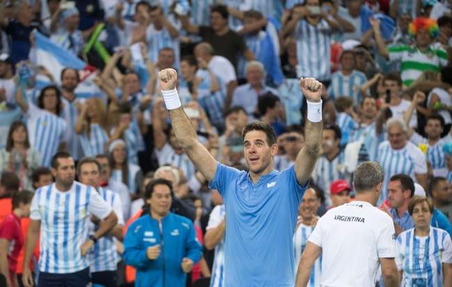 Кубок Дэвиса. Историческая победа для дель Потро и компании (ФОТО)