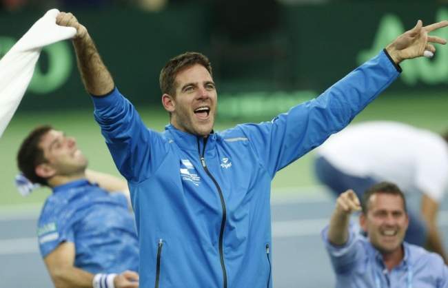 Кубок Дэвиса. Историческая победа для дель Потро и компании (ФОТО)