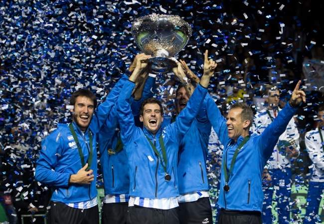 Кубок Дэвиса. Историческая победа для дель Потро и компании (ФОТО)