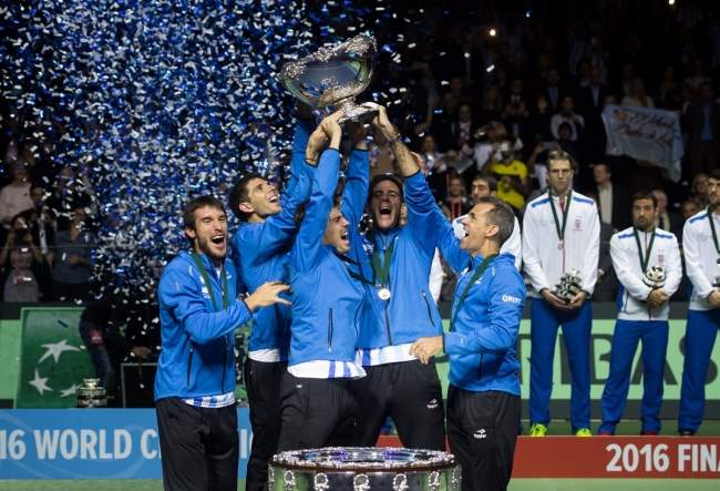 Кубок Дэвиса. Историческая победа для дель Потро и компании (ФОТО)