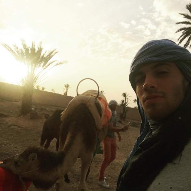 Стаховский, Димитров, Чорич и Шварцман покатались на верблюдах (ФОТО)