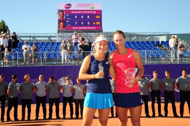 Страсбург. Стосур побеждает Гаврилову в напряжённом финале