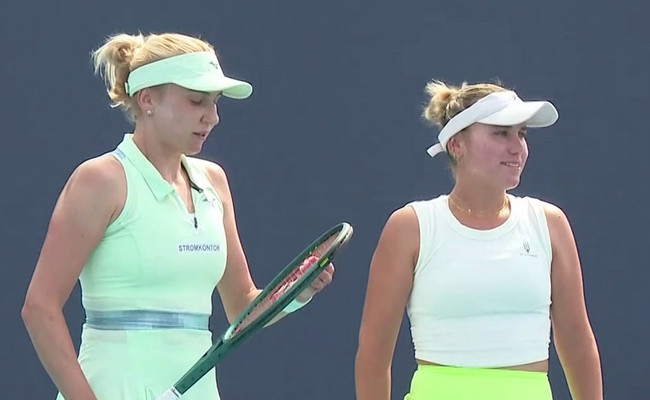 Майами. Киченок и Кенин выиграли стартовый матч в парном разряде