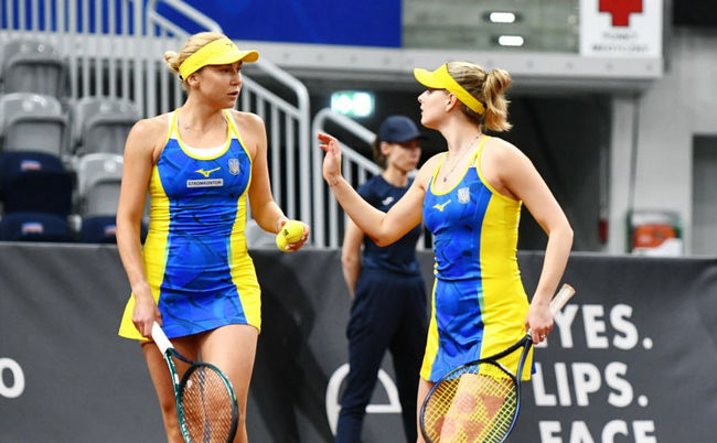 Кубок Билли Джин Кинг. Киченок и Завацкая принесли победное очко сборной Украины в матче против Швейцарии