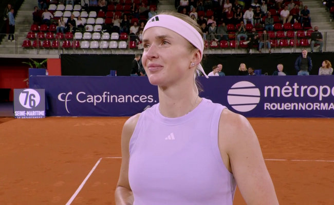 Элина Свитолина: "В начале турнира Гаэль сказал, что приедет меня поддержать, если я буду в финале - это было моей главной мотивацией"