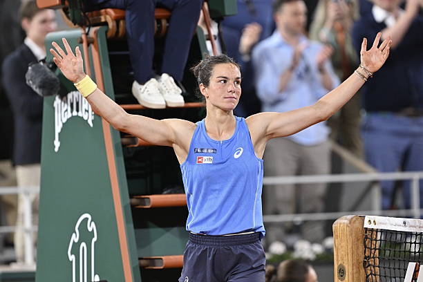 Ролан Гаррос. Буассон в двух сетах победила "нейтральную" Андрееву на пути в свой дебютный полуфинал