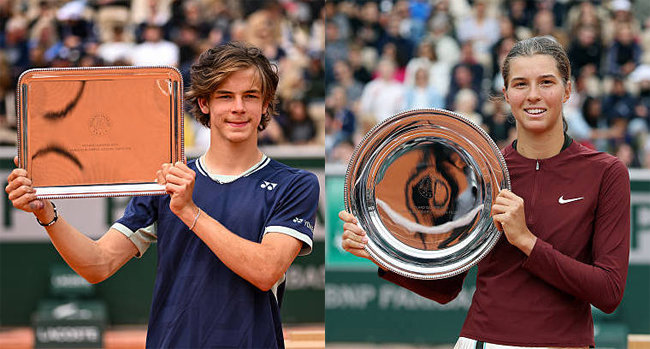 Ролан Гаррос. Макдональд победил в немецком финале, Таггер - первая австрийка, которая выиграла юниорский трофей