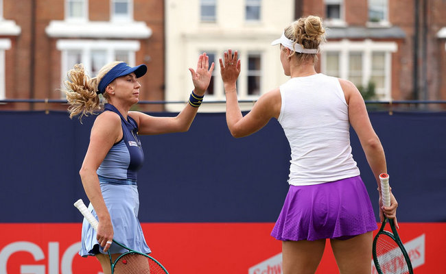 Лондон. Кіченок та Раутліфф обіграли Бултер та Радукану у чвертьфінальному матчі