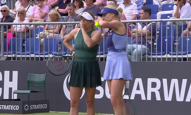 Бад-Гомбург. Киченок и Перес стартовали с тяжелой победы в парной сетке