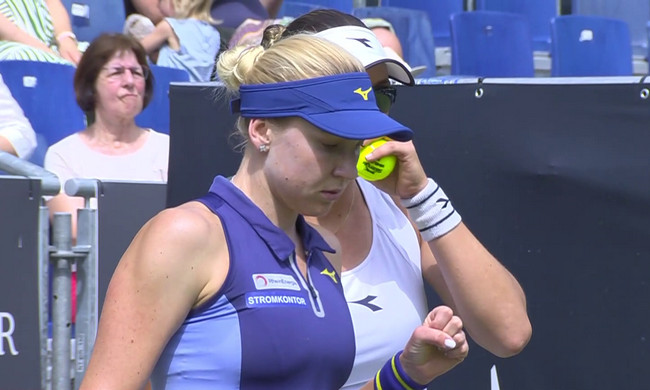 Бад-Гомбург. Киченок и Меликар-Мартинес проиграли в четвертьфинале, не реализовав матчбол